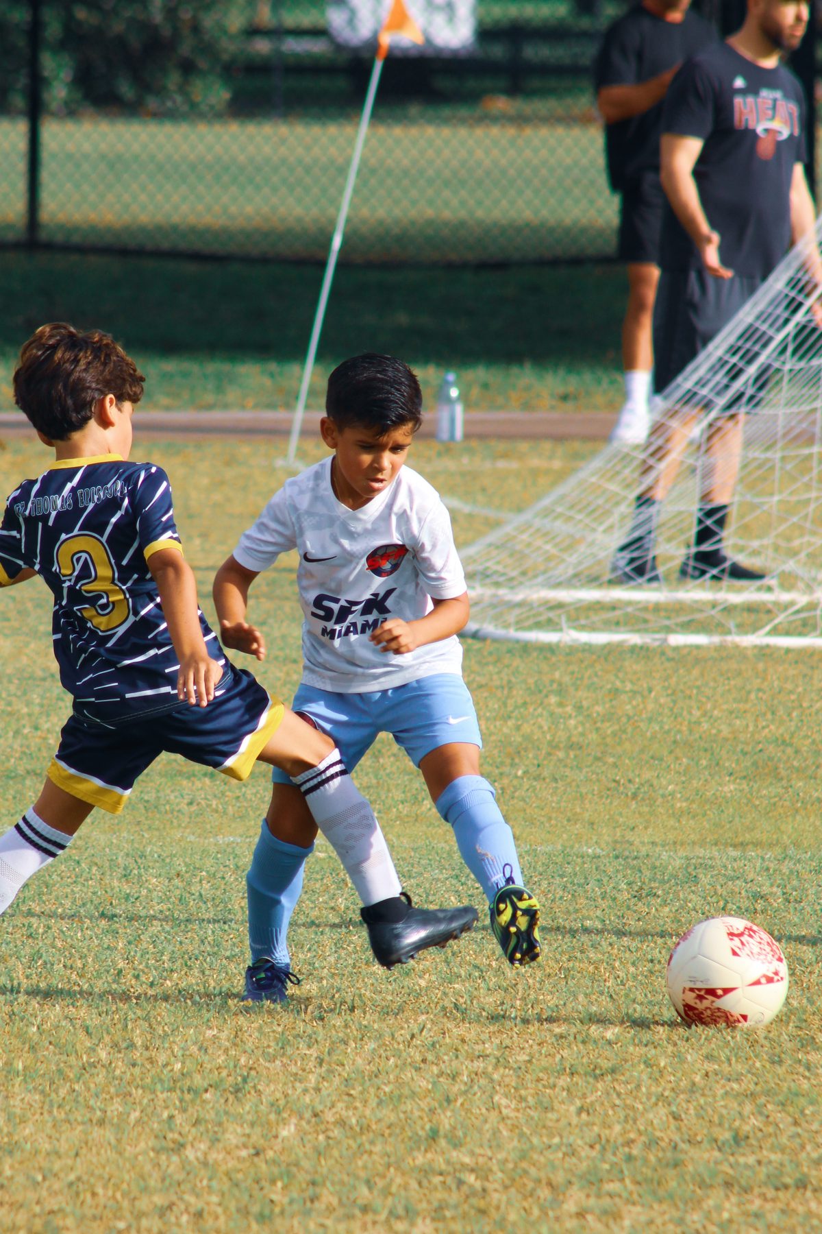 Young SFK players during an after-school session